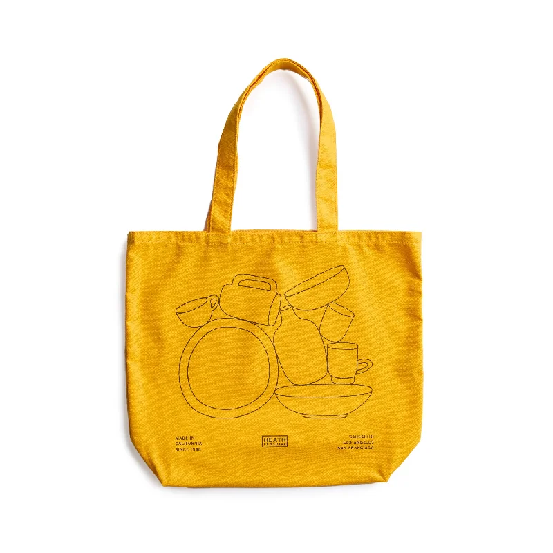 Dinnerware Tote in Yellow