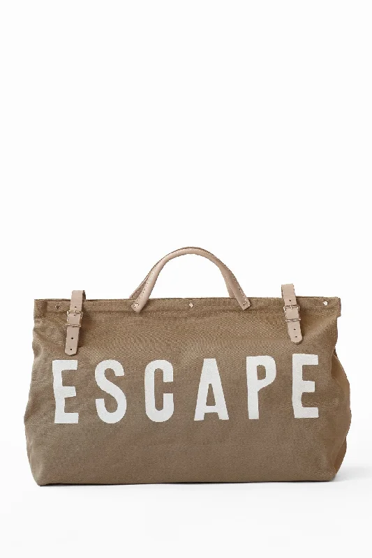 Forestbound ESCAPE Canvas Utility Bag in Khaki