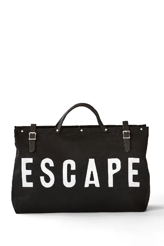 Forestbound ESCAPE Canvas Utility Bag in Black