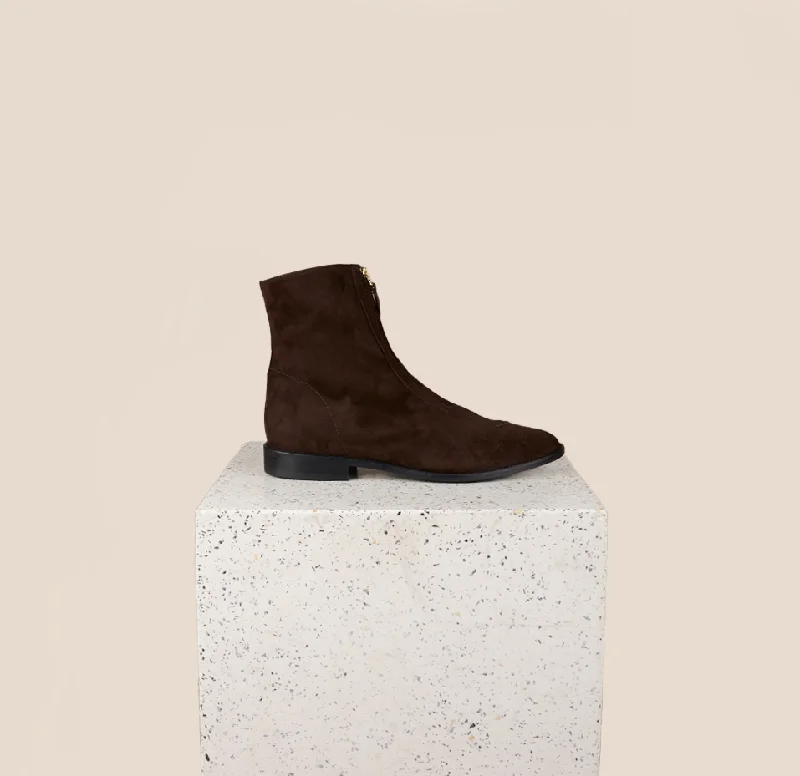 Roma Due- Chocolate Suede