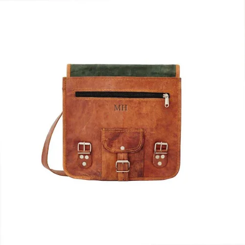 Midi Leather Satchel