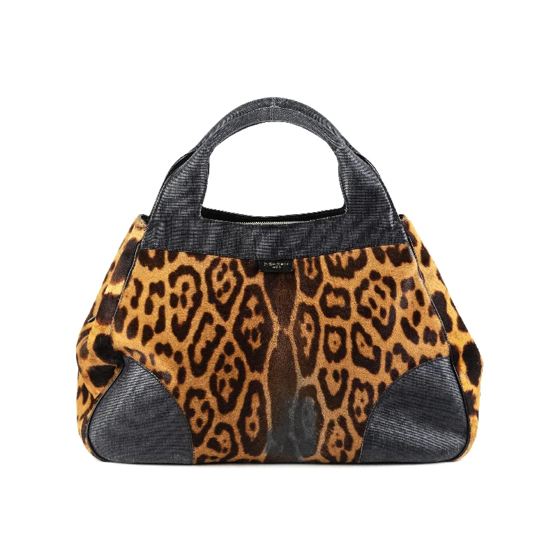 Stylish handle bags with spacious interiors for everyday convenience and style-Saint Laurent Leopard Bag