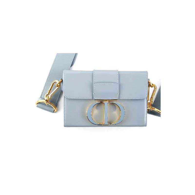 Best handle bags with neutral tones for a versatile and timeless look-Dior 30 Montaigne Bag Blue-Gray