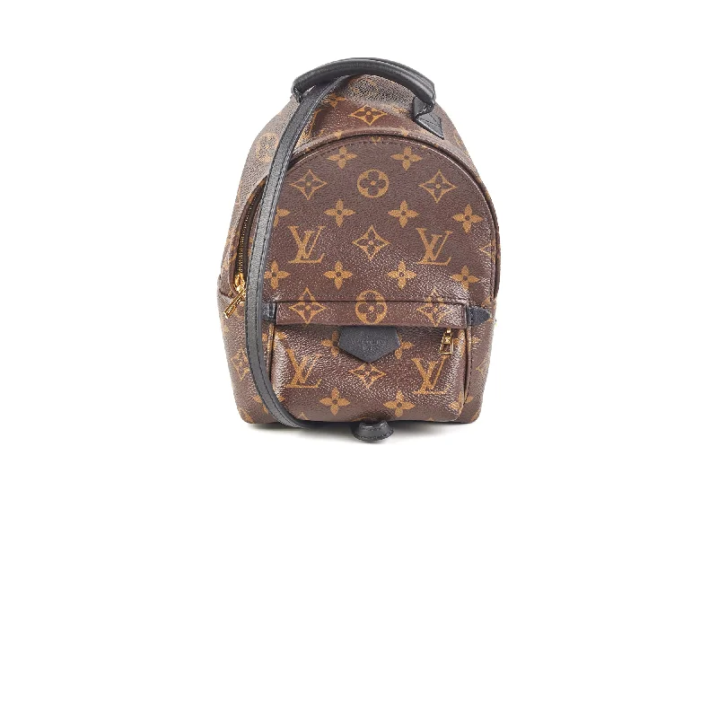 Stylish handle bags with animal print designs for a bold, wild touch-Louis Vuitton Mini Palm Springs Monogram