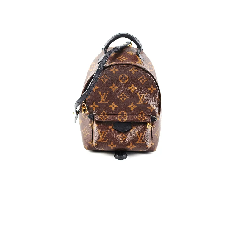 Handle bags with tropical-inspired prints for a vacation-ready, summery look-Louis Vuitton Palm Spring Mini Monogram