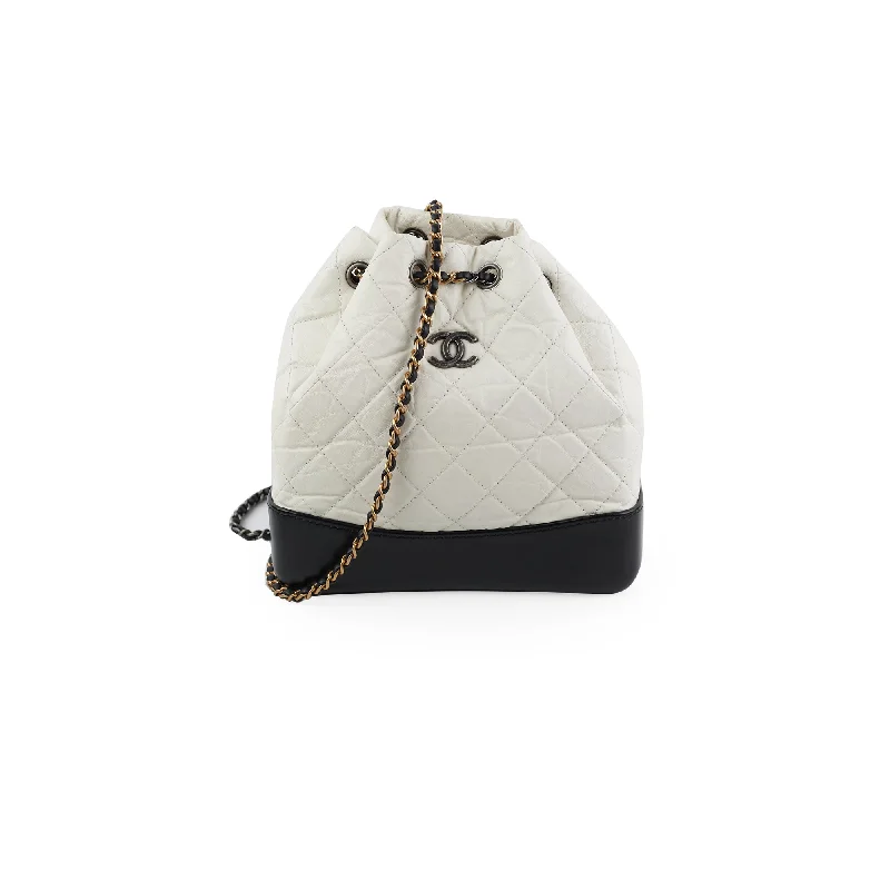 Best handle bags with contrasting trim for a modern and edgy style-Chanel Small Gabrielle Backpack