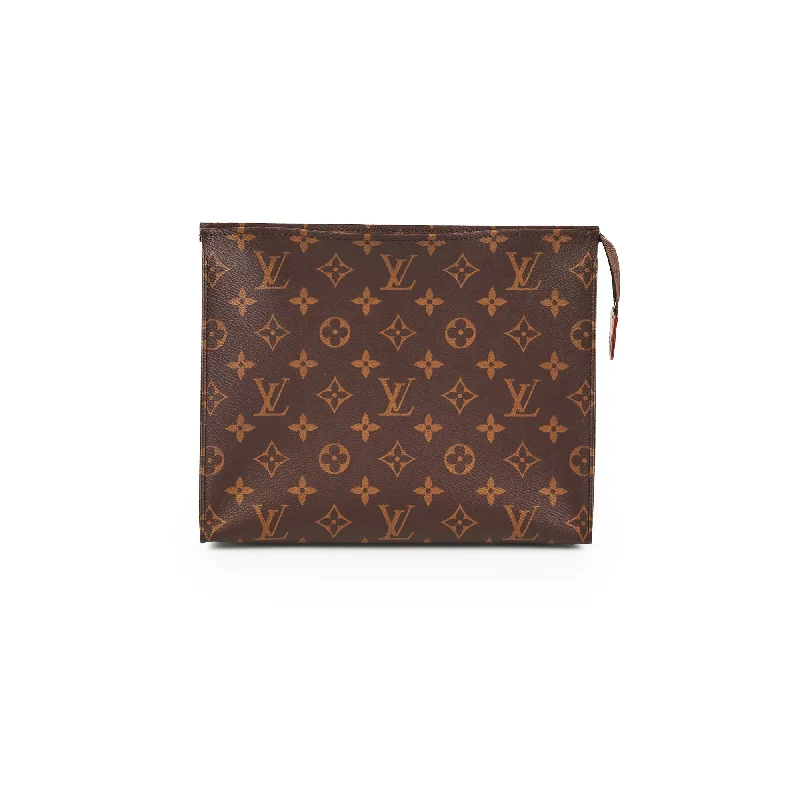 Handle bags with detachable pouches for added organization and convenience-Louis Vuitton Toiletry Monogram Pouch