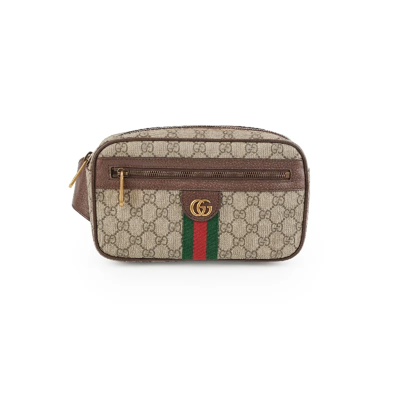 High-quality handle bags with gold accents for a luxurious, polished finish-Gucci Ophidia Belt Bag