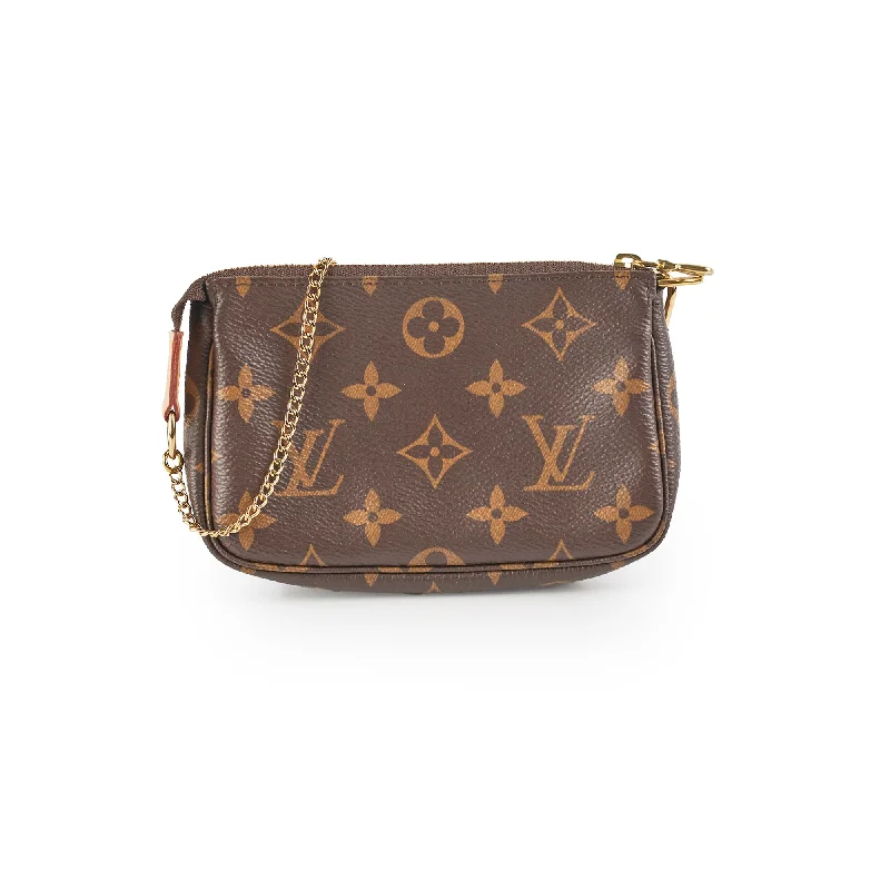 Best handle bags with fabric handles for a soft, comfortable carrying experience-Louis Vuitton Mini Pochette Monogram