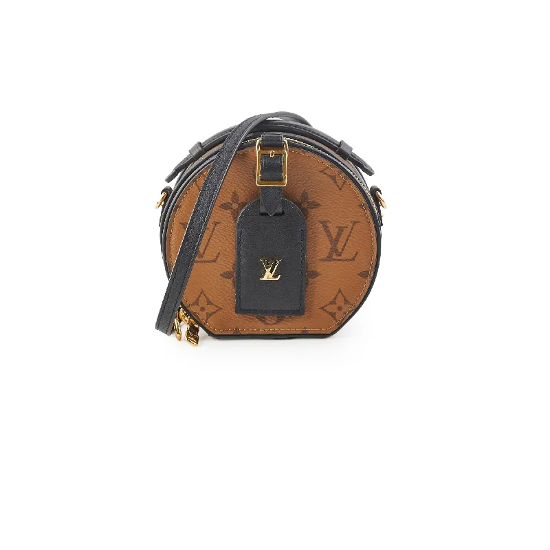 Handle bags with custom logo designs for a unique and branded accessory-Louis Vuitton Mini Boite Chapeau Bag Reverse Monogram