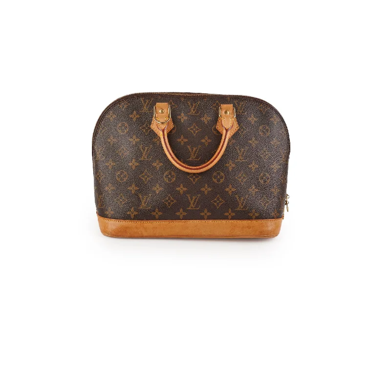 Handle bags with metallic finishes for a shiny, glamorous touch-Louis Vuitton Alma PM Monogram