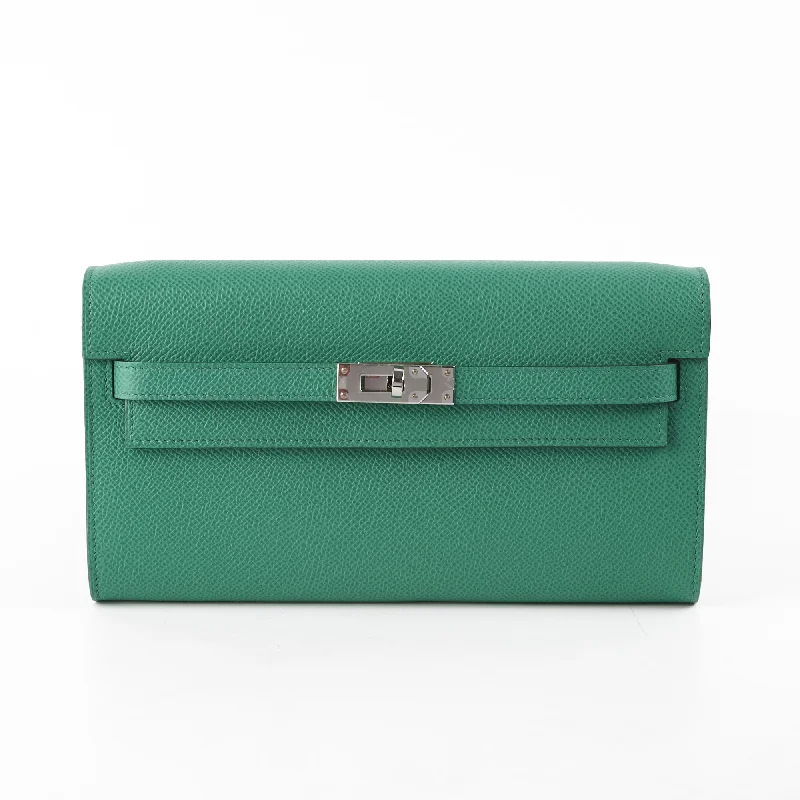 Handle bags with structured designs for a sleek and polished silhouette-Hermes Kelly To Go Vert Jade - U Stamp 2022