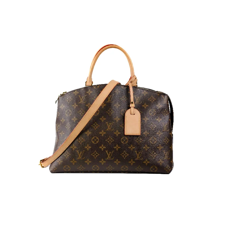 Best handle bags with designer logos for a luxury, high-end appearance-Louis Vuitton Grand Palais Monogram