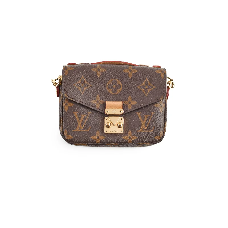 Best handle bags with roomy interiors for carrying all your essentials in style-Louis Vuitton Micro Metis Monogram Microchip