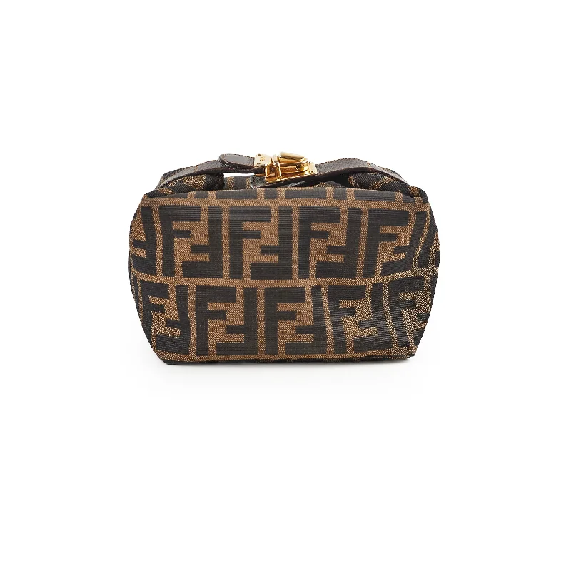 Stylish handle bags with fringe details for a boho-chic and carefree look-Fendi Vintage Toiletry Pouch