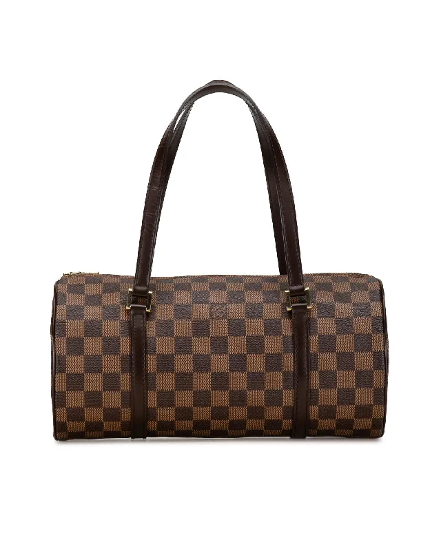 Handle bags with structured shapes for an organized and tidy appearance-Damier Ebene Canvas Papillon Handbag