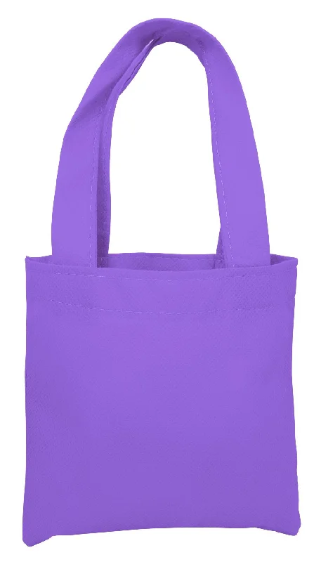 Tote bags with colorful straps for flair -6" MINI Non Woven Tote Bag - NTB6 (CLOSEOUT)