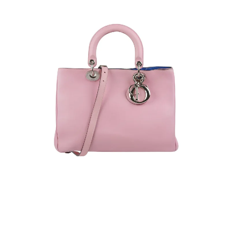 Durable handle bags with canvas fabric for a casual and versatile option-Dior Diorisimmo Medium Pink