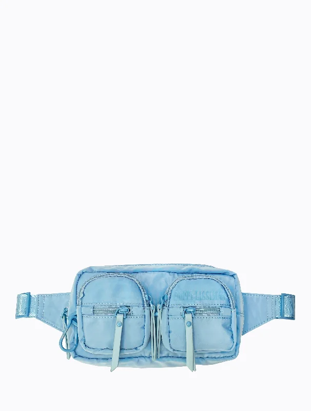 Eco-friendly tote bags made from recycled materials -Adventure Waistbag - Sky Blue