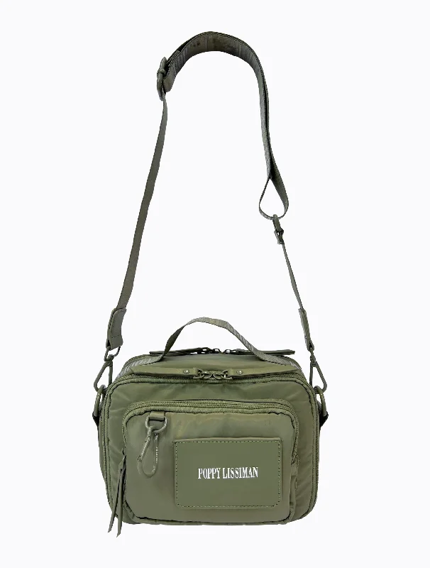 Tote bags with vintage vibes for nostalgia -Bento Bag - Army Green