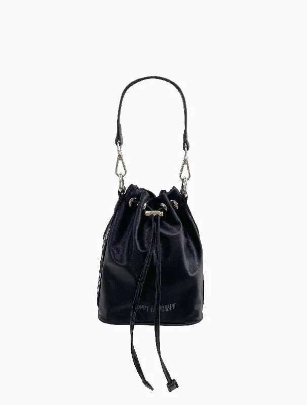 Tote bags with sturdy stitching for reliability -Billie Bucket Bag - Black