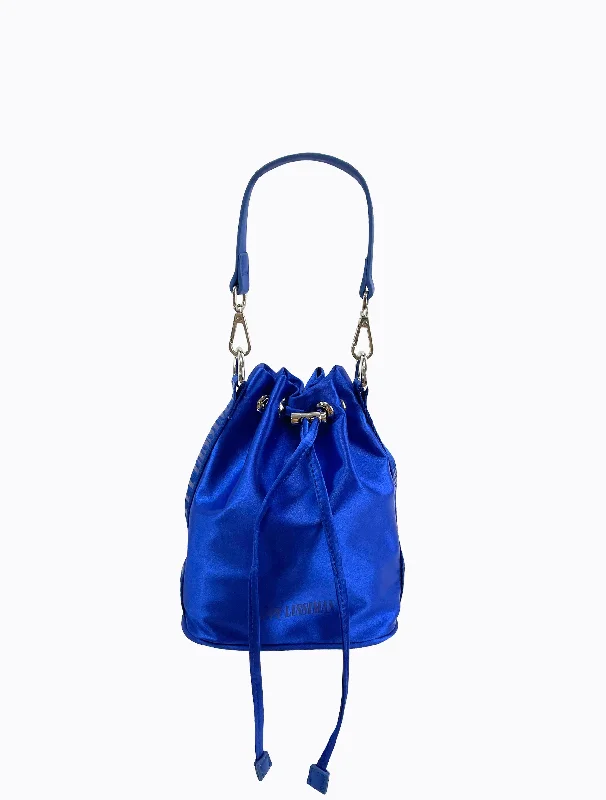 Tote bags with neutral tones for versatility -Billie Bucket Bag - Blue