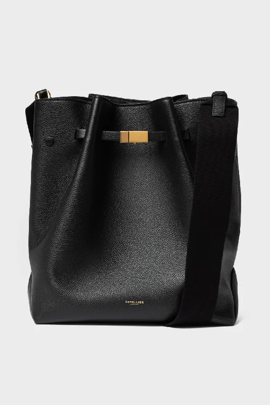 Small tote bags perfect for quick errands -Black New York Hobo