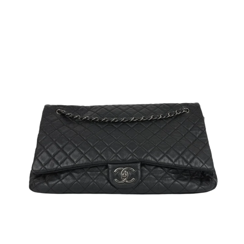 Tote bags with thick straps for durability -Chanel XXL Airline Flap