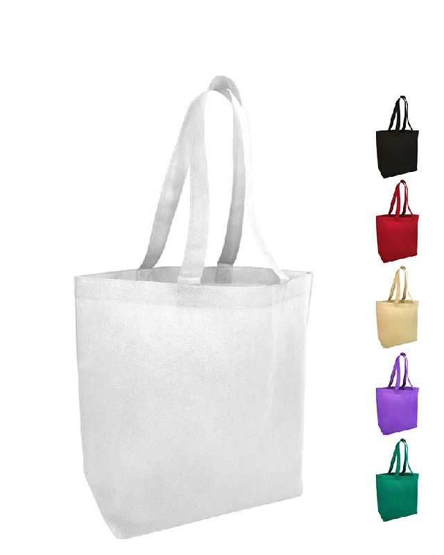 Designer tote bags featuring luxury brand logos -Economical Promotional Large Tote Bags with Bottom Gusset - GN25