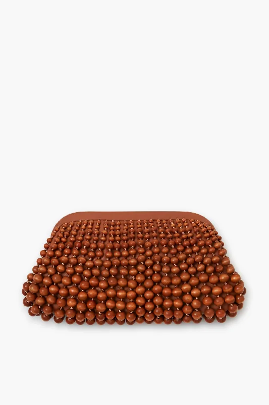 Small tote bags perfect for quick errands -Chestnut Nia Clutch