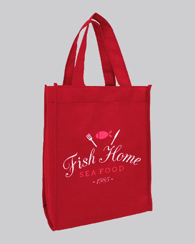 Tote bags with sturdy bases for support -Custom Gift Bags Giveaway Customized Logo Tote Bags - Tote Bags With Your Logo