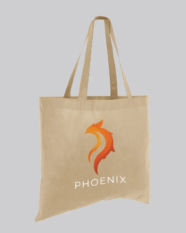 Tote bags with modern cutouts for style -Customized Logo Large Convention Bags Tote Bags - Tote Bags With Your Customize Logo