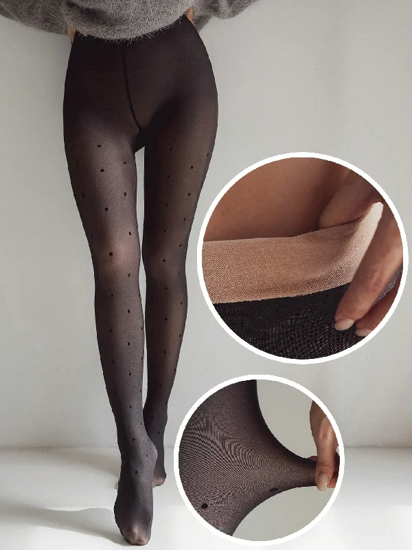 Best handle bags with vintage-inspired designs for a retro, timeless style-DAZY Polka Dot Print Tights