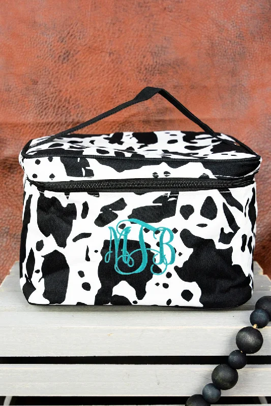 Tote bags with sleek hardware for sophistication -Deja Moo Train Case