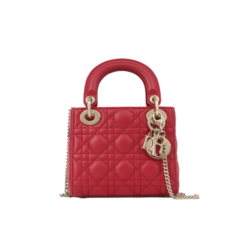 Tote bags with vibrant colors for statement -Dior Lady Dior - Mini