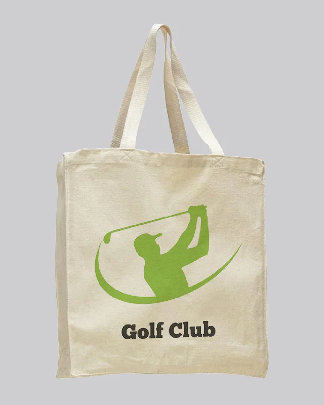 Tote bags with sleek leather for work -Grocery Customized Canvas Tote Bags - Grocery Tote Bags Printed Your Logo -TF230