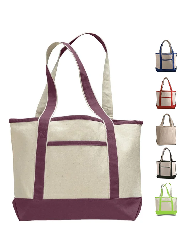 Tote bags with soft linings for protection -Medium Heavy Canvas Deluxe Tote Bag - (CLOSEOUT)