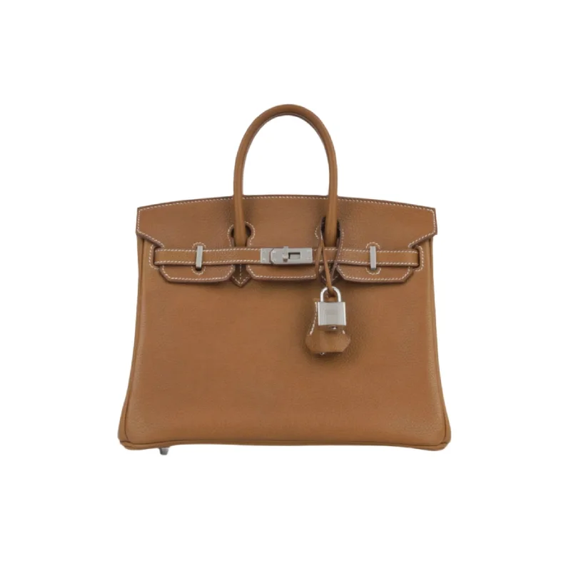 Eco-friendly tote bags made from recycled materials -Hermès Birkin 25 - Barenia Faubourg (NWT)