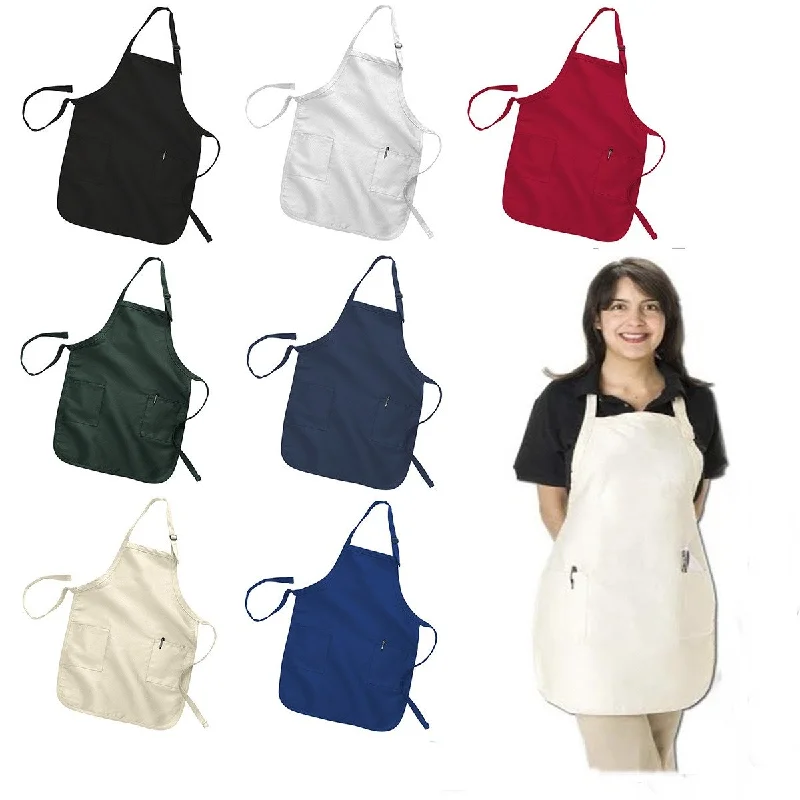 Canvas tote bags for everyday grocery shopping needs -Full-Length Deluxe Aprons with 2 Pockets by the Dozen