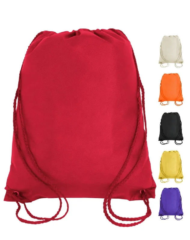 Tote bags with durable hemp for sustainability -Budget Drawstring Bag Small Size / Junior Cinch Packs - GK420