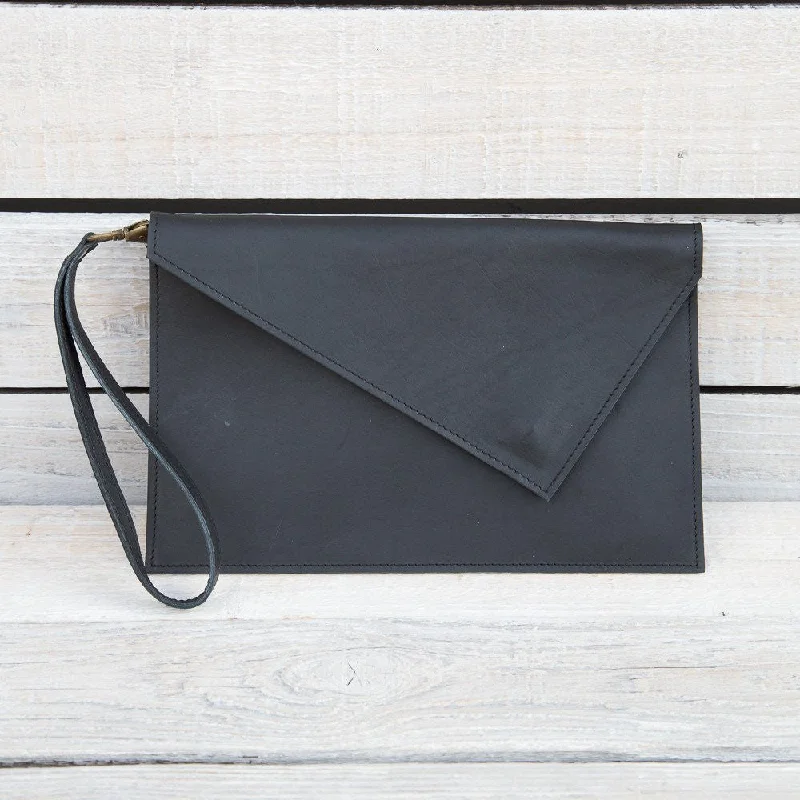 Tote bags with durable hemp for sustainability -Leather Clutch