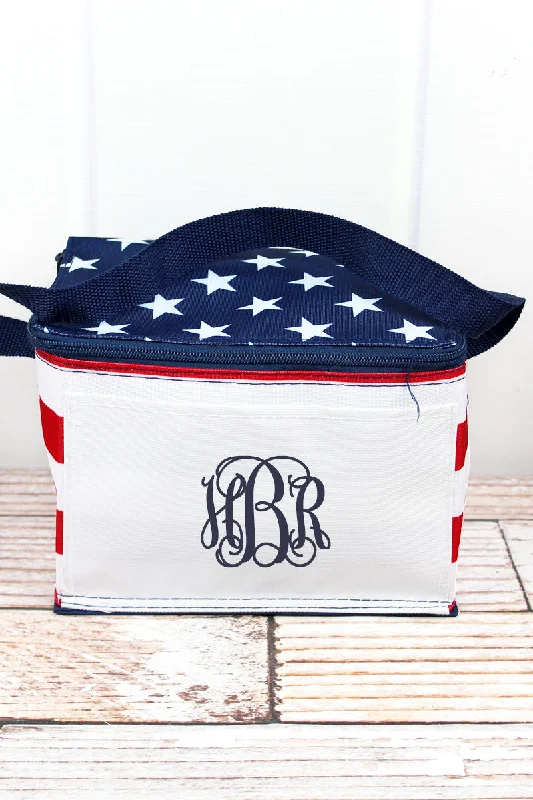 Tote bags with suede accents for texture -Liberty Bags Americana Cooler