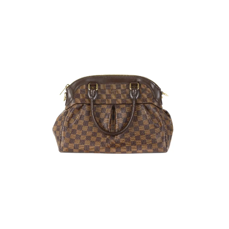 Stylish handle bags with unique zipper designs for a functional, fashionable look-Louis Vuitton Trevi PM Damier Ebene