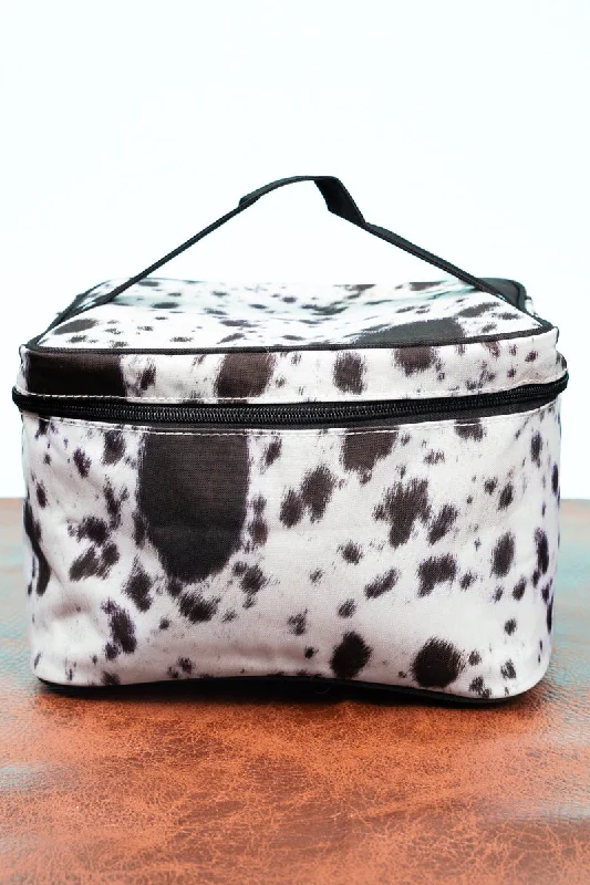 Tote bags with animal prints for wild style -Moo York Minute Train Case