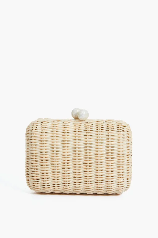 Tote bags with spacious interiors for storage -Natural Grace Clutch