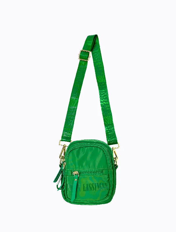 Tote bags with soft velvet for luxury -Nifty Camera Bag - Grass Green