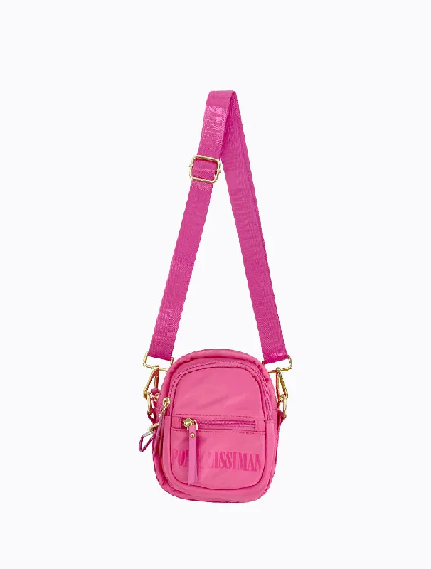 Canvas tote bags for everyday grocery shopping needs -Nifty Camera Bag - Hot Pink