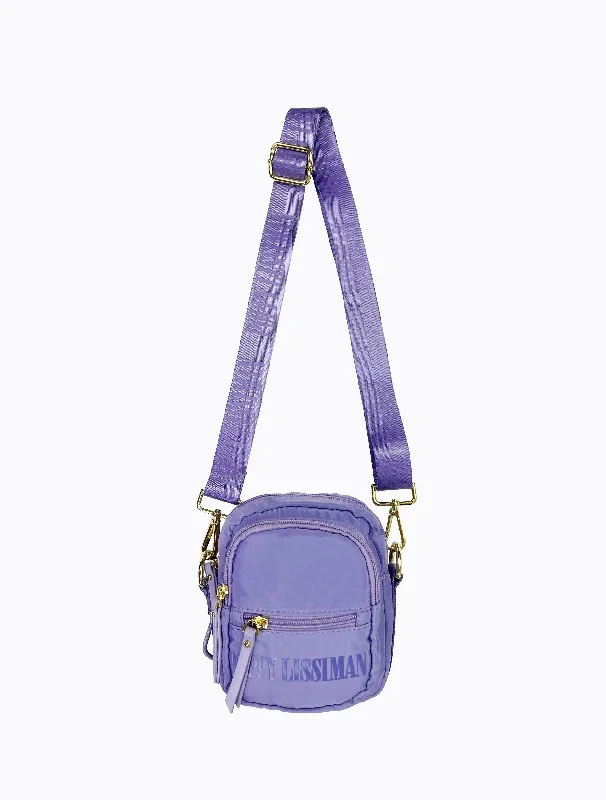 Designer tote bags featuring luxury brand logos -Nifty Camera Bag - Purple