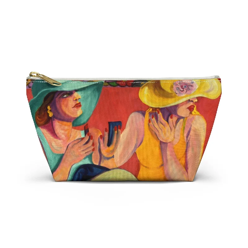 Reversible tote bags offering two stylish looks -Perfect Pouch "Ladies Who Lunch"