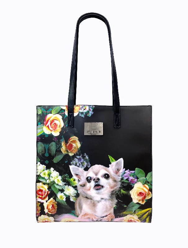 Tote bags with padded handles for ease -Pet Book Bag - Yap Yap